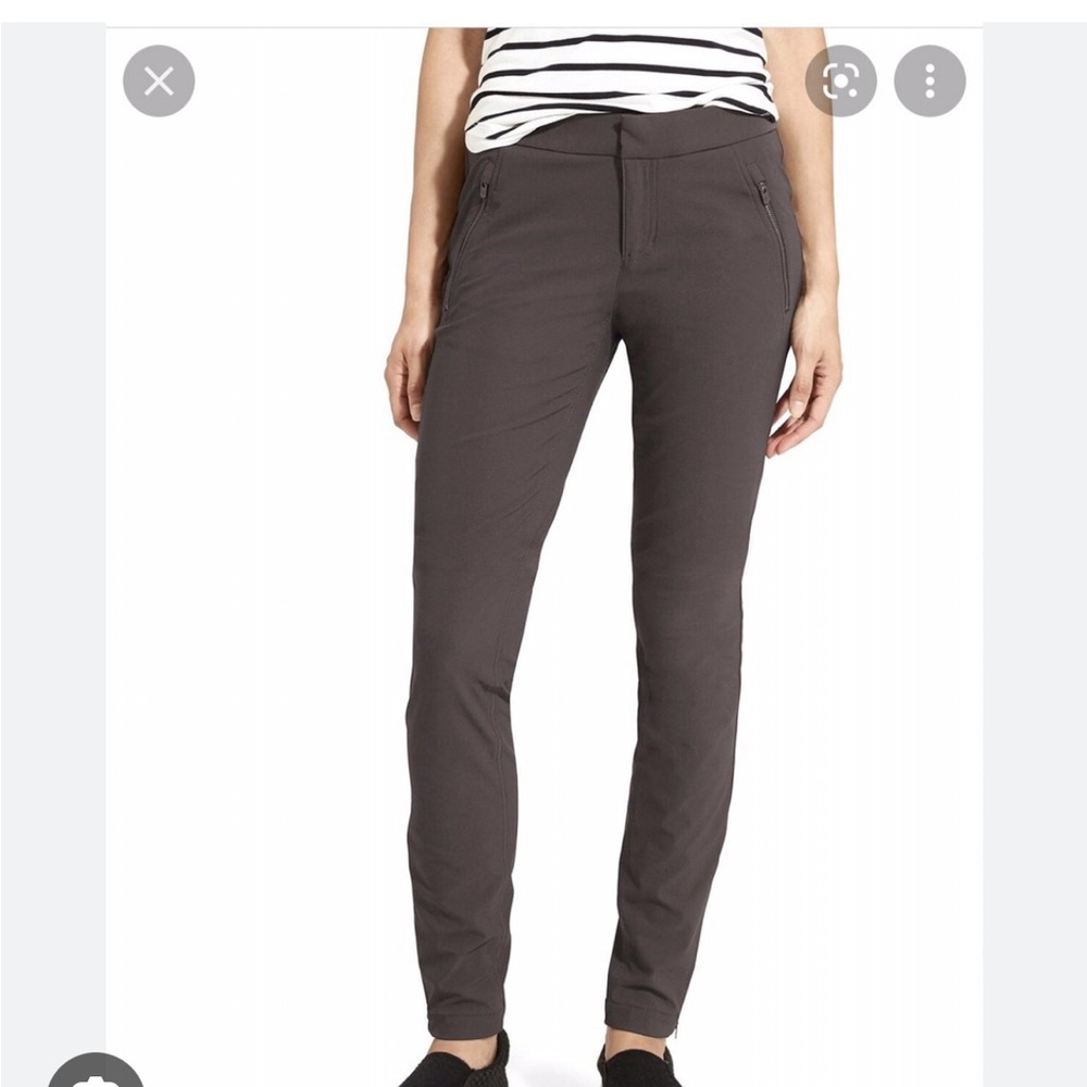 3/$20 Athleta Wander Ankle Zip Skinny Pants - Size 2 - Gray/Purple